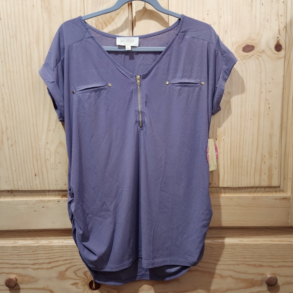 Maternity Blouse - Lilac/Lavender
